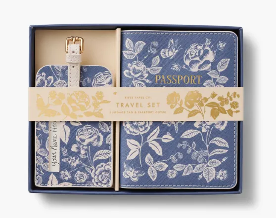 Passport Holder & Luggage Tag Set