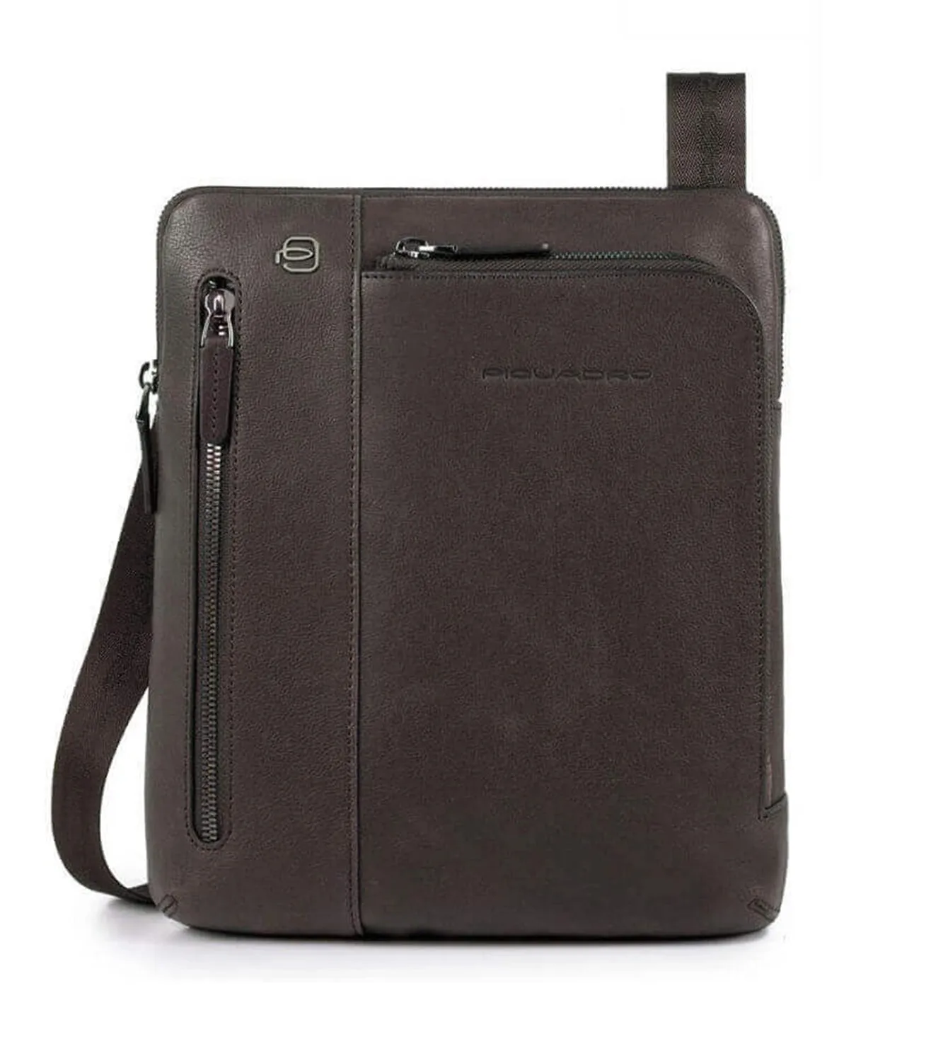 Piquadro Black Square Men's Crossbody Bag