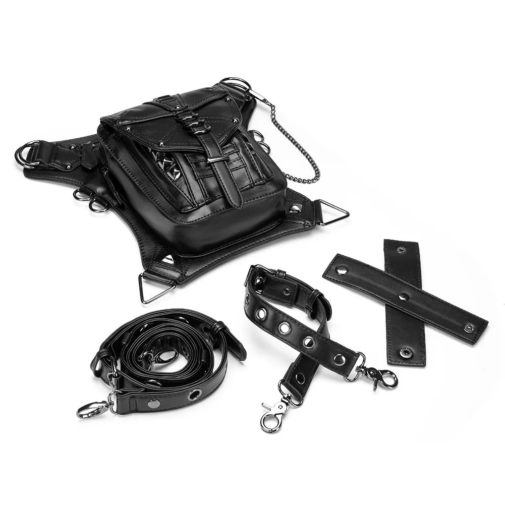 Punk Biker Bags New Men Womens Bag Single Shoulder Messenger Bag