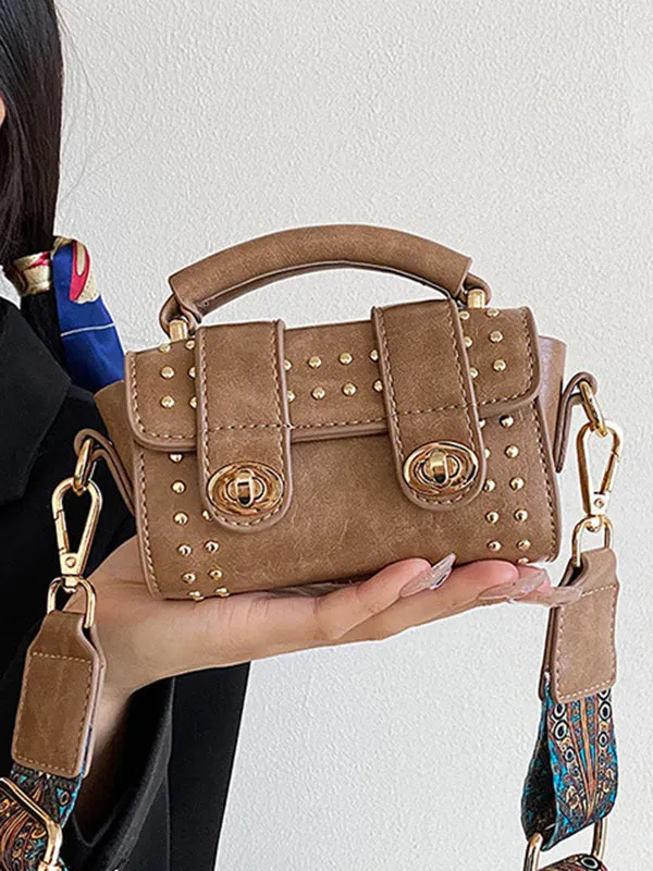 Rivet Split-Joint Handbags Crossbody Bags Bags