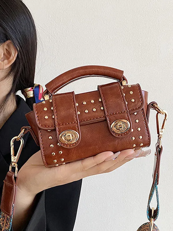 Rivet Split-Joint Handbags Crossbody Bags Bags
