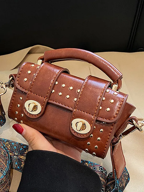 Rivet Split-Joint Handbags Crossbody Bags Bags