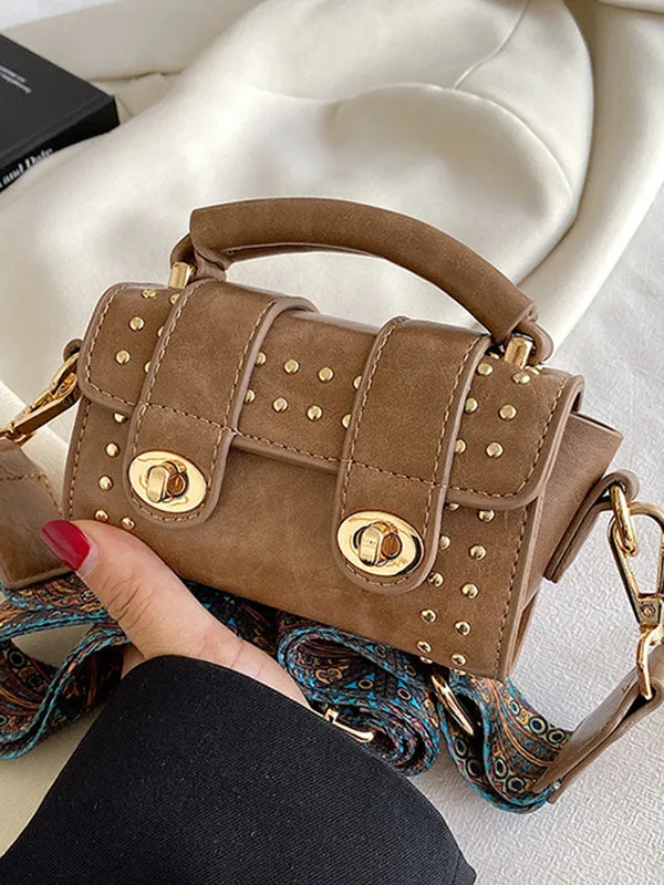 Rivet Split-Joint Handbags Crossbody Bags Bags