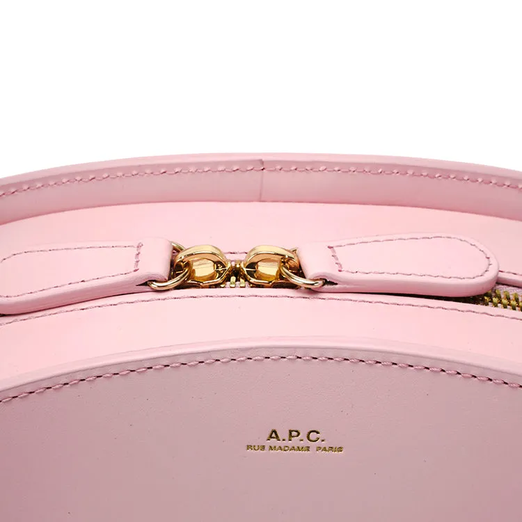 SAC DEMI-LUNE_FAB ROSE PALE