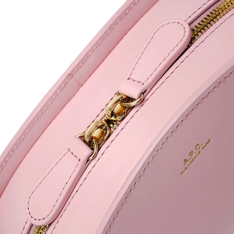 SAC DEMI-LUNE_FAB ROSE PALE