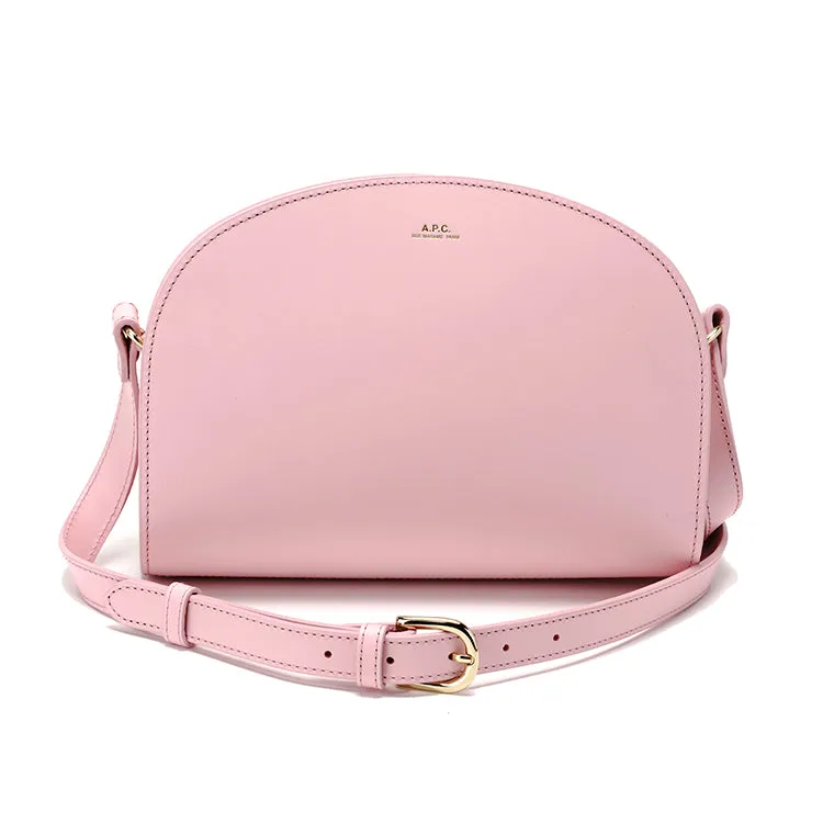 SAC DEMI-LUNE_FAB ROSE PALE
