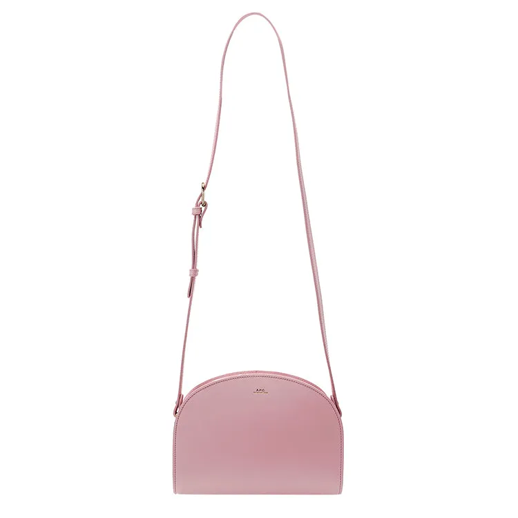 SAC DEMI-LUNE_FAB ROSE PALE