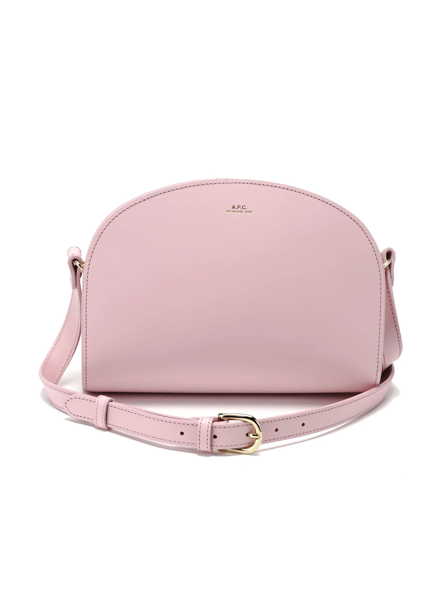 SAC DEMI-LUNE_FAB ROSE PALE