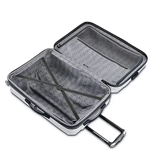 Samsonite Centric 2 Hardside Expandable Luggage with Spinners | Snow White | 2PC SET (Carry-on/Medium)