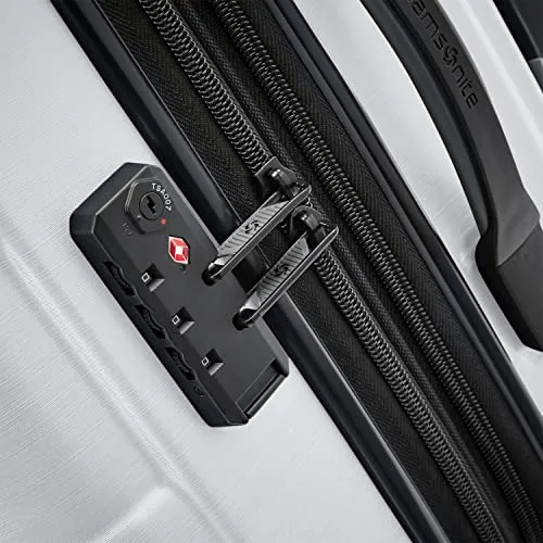 Samsonite Centric 2 Hardside Expandable Luggage with Spinners | Snow White | 2PC SET (Carry-on/Medium)