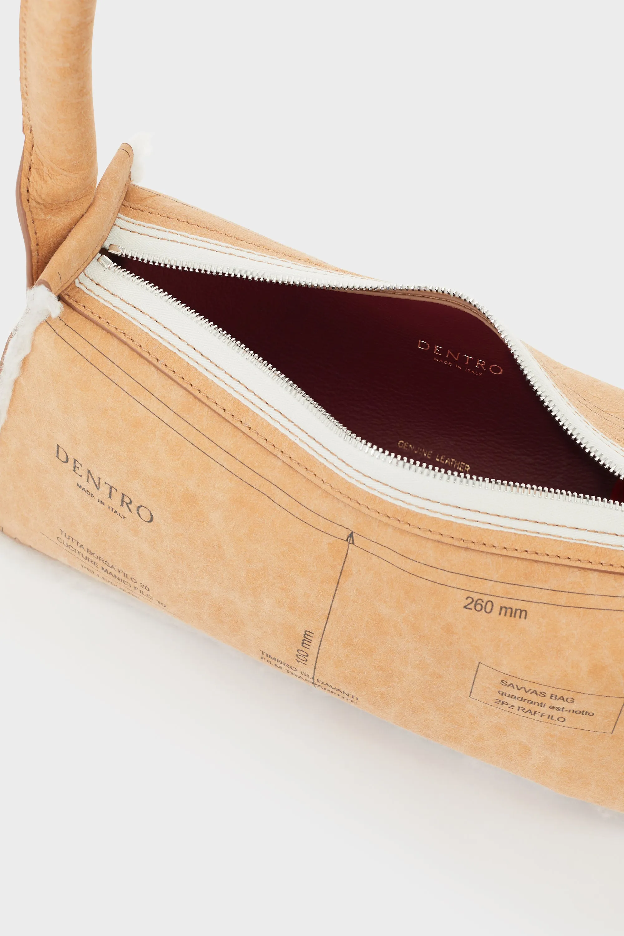 Savvas Natural Paper Shoulder Bag