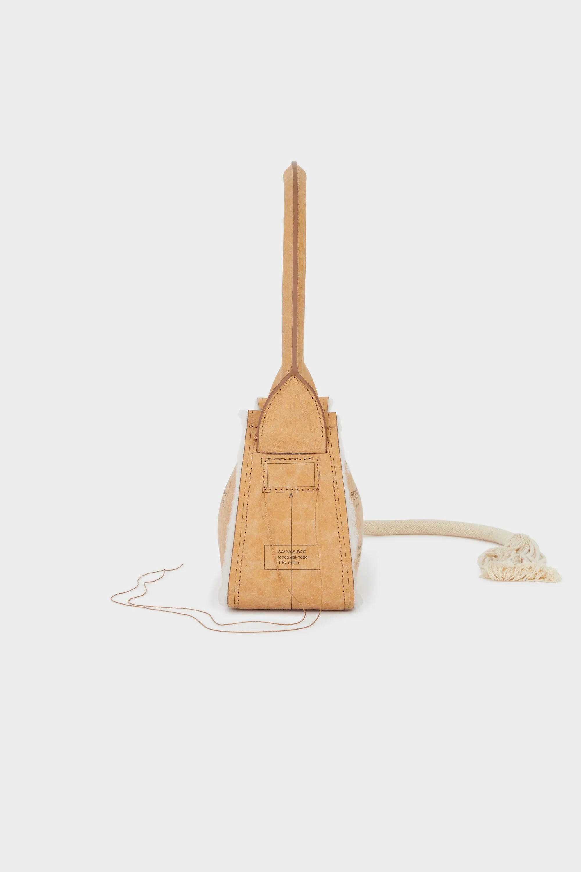Savvas Natural Paper Shoulder Bag