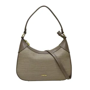 SEMBONIA Classic Structured Hobo - Light Brown