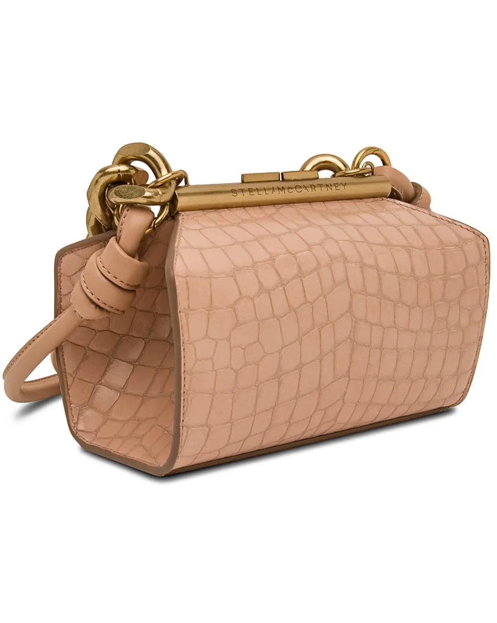 Small Structured Shoulder Bag in Blush
