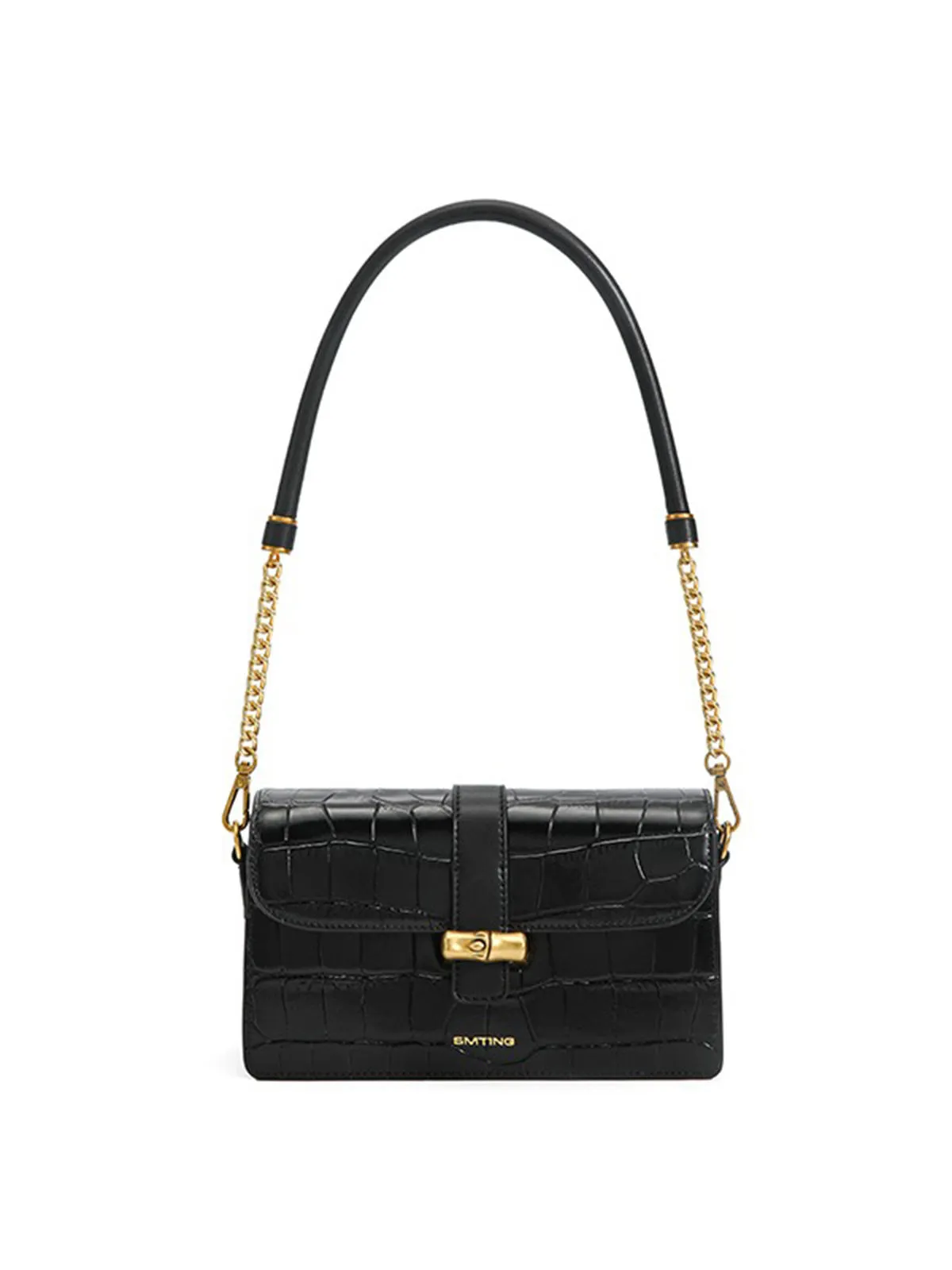 Smting | crocodile flag bag with Bamboo Joint Lock