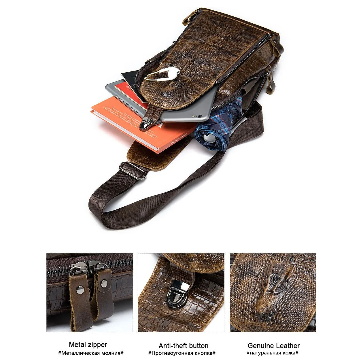 Snakara Everyday Zip Messenger