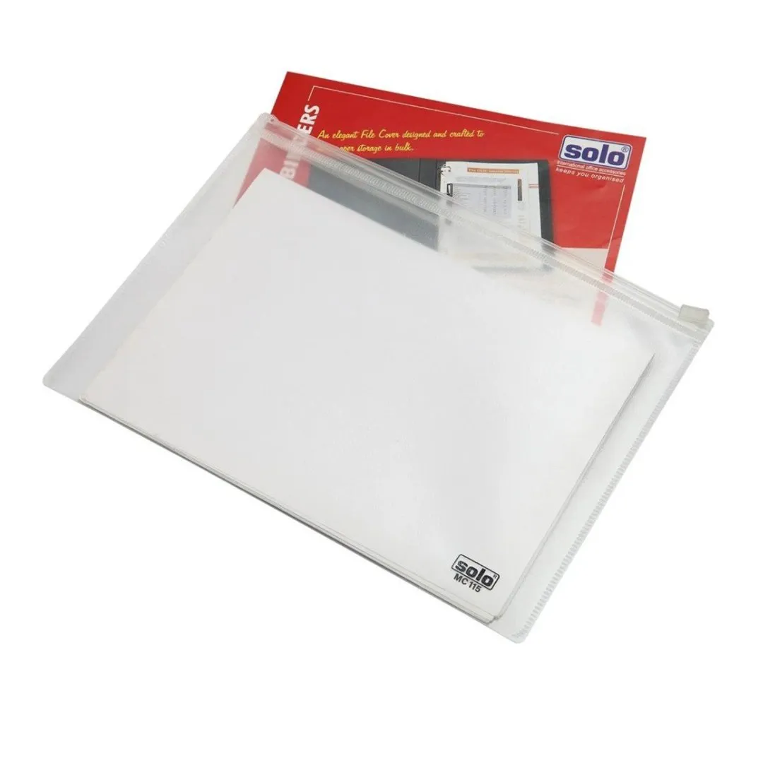 Solo Document Bag-Zipper Closure