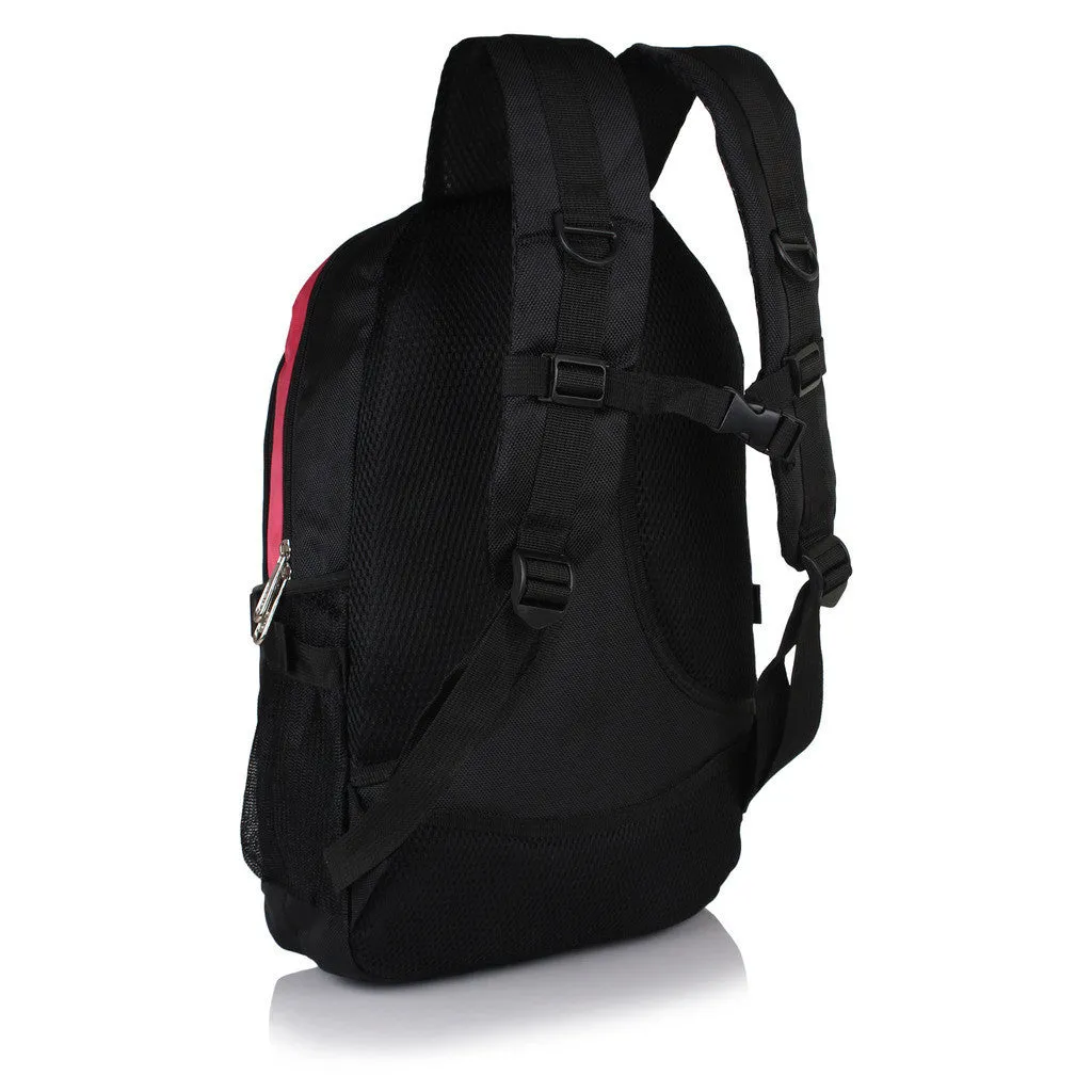 Suntop A44 22 L Backpack(Black and Pink)
