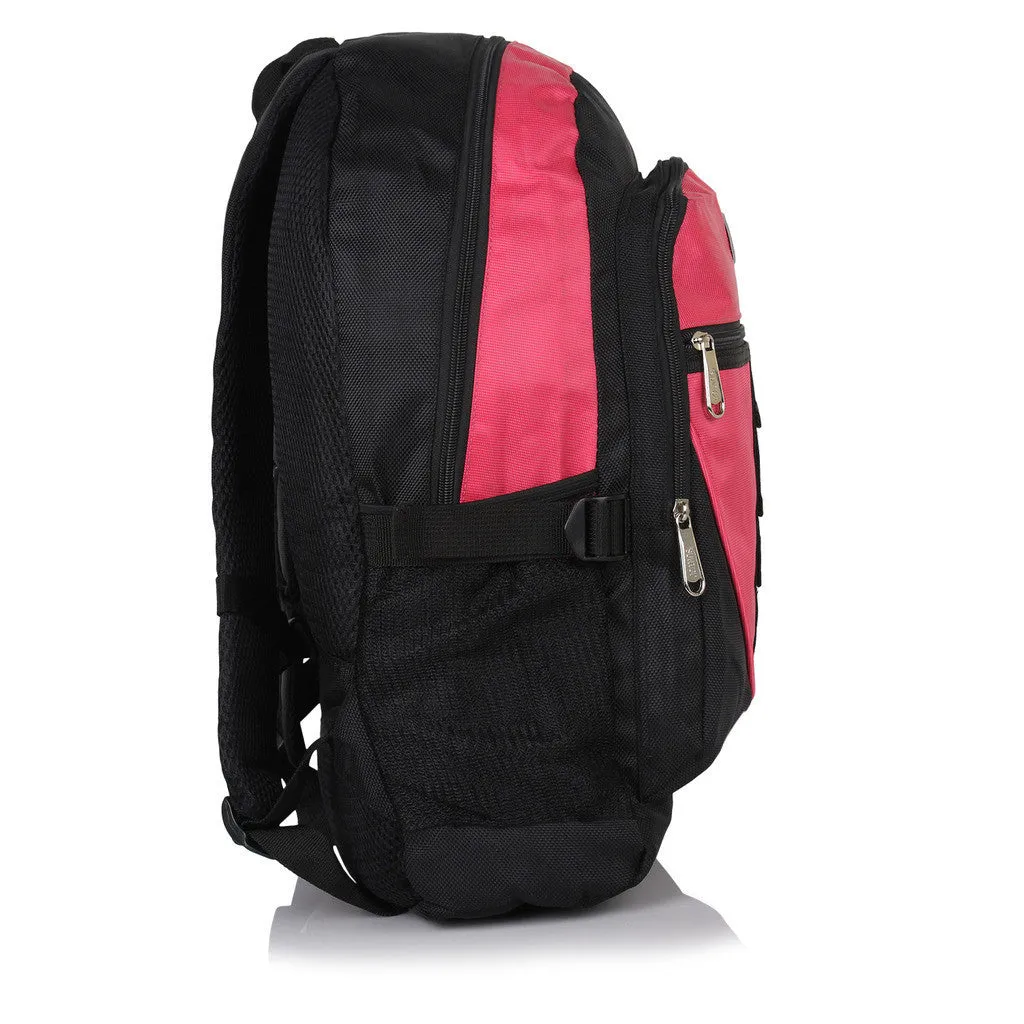 Suntop A44 22 L Backpack(Black and Pink)