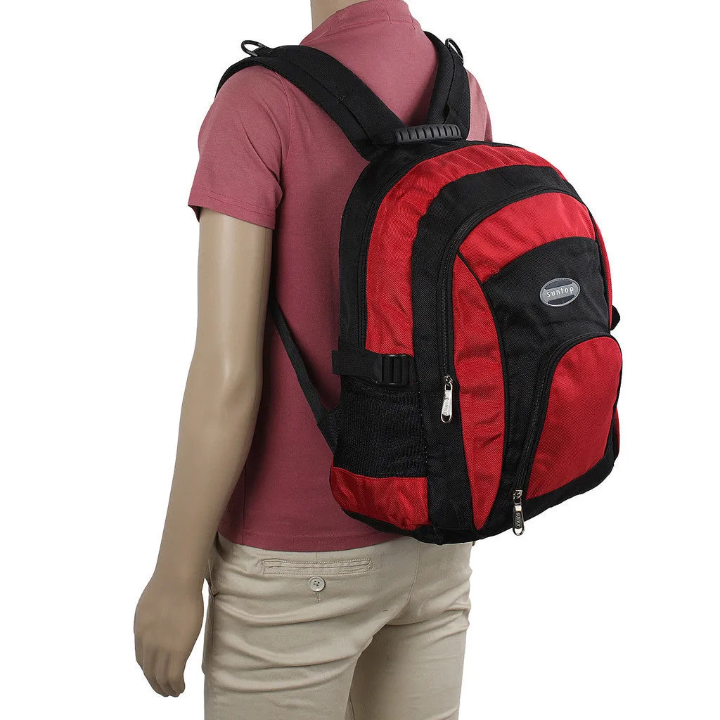 Suntop A63 24 L Backpack(Red and Black)