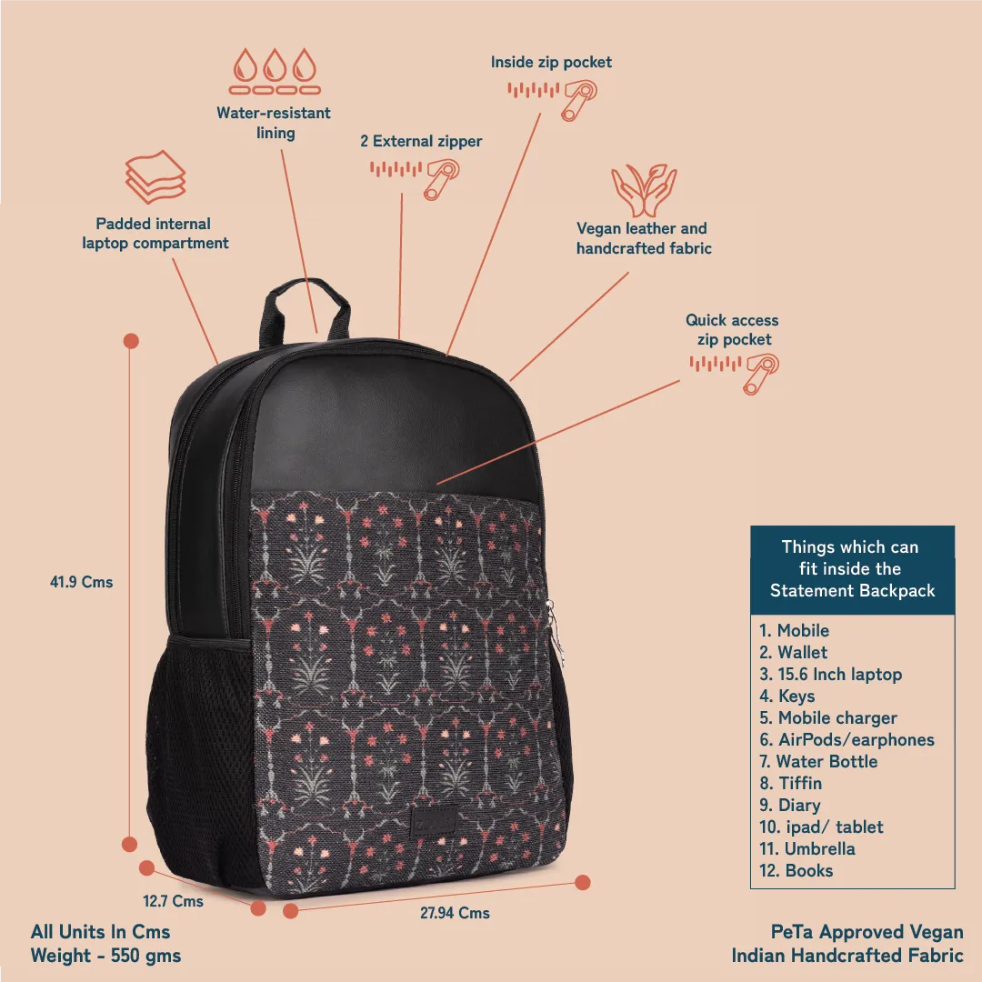 Taj Guldasta Statement Backpack