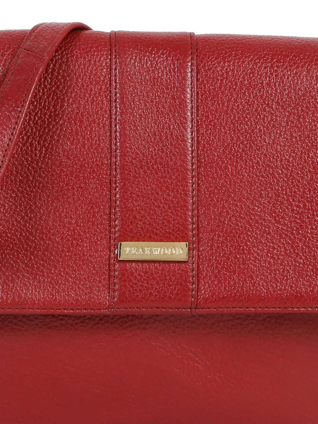 Teakwood Leather Women Structured Handheld Bag