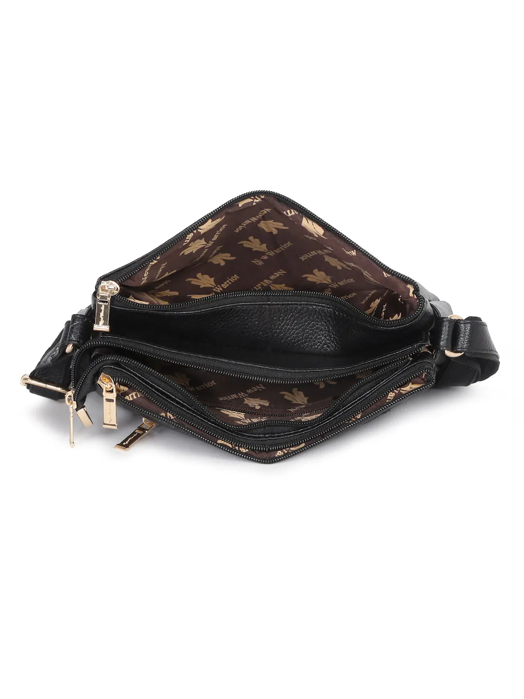 Teakwood Women's Texture Black Bag