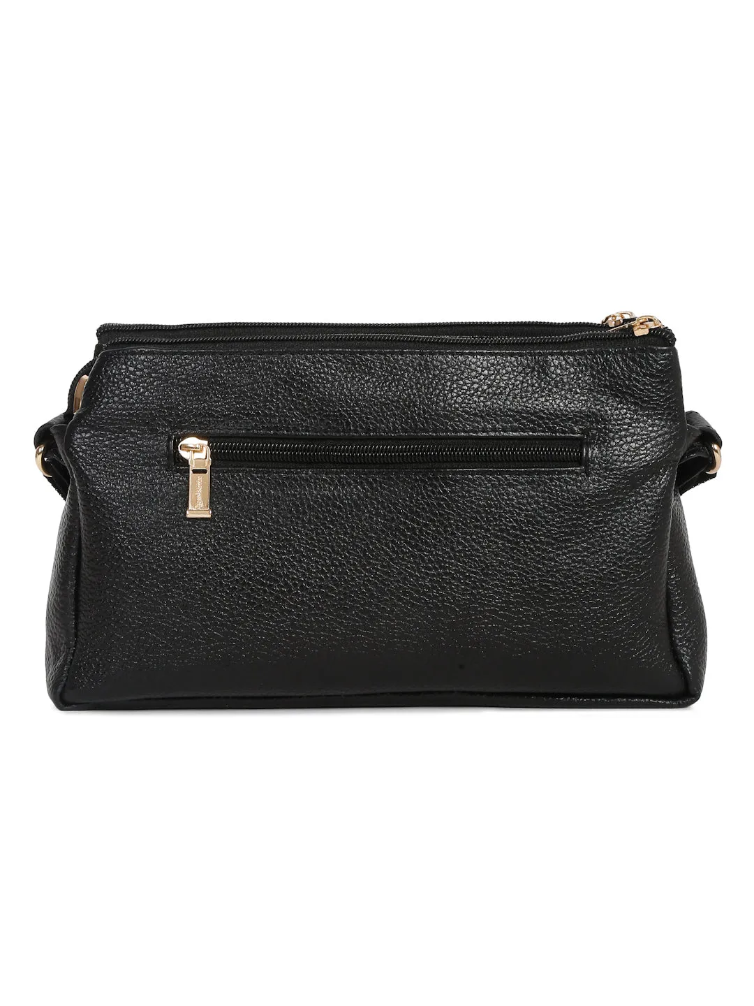 Teakwood Women's Texture Black Bag