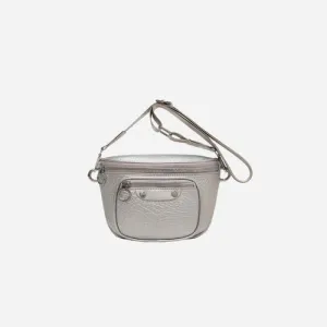 Texture PU Leather Crossbody Bag
