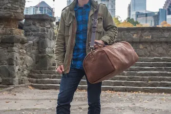 The Jacket Seller Leather Duffle Bag