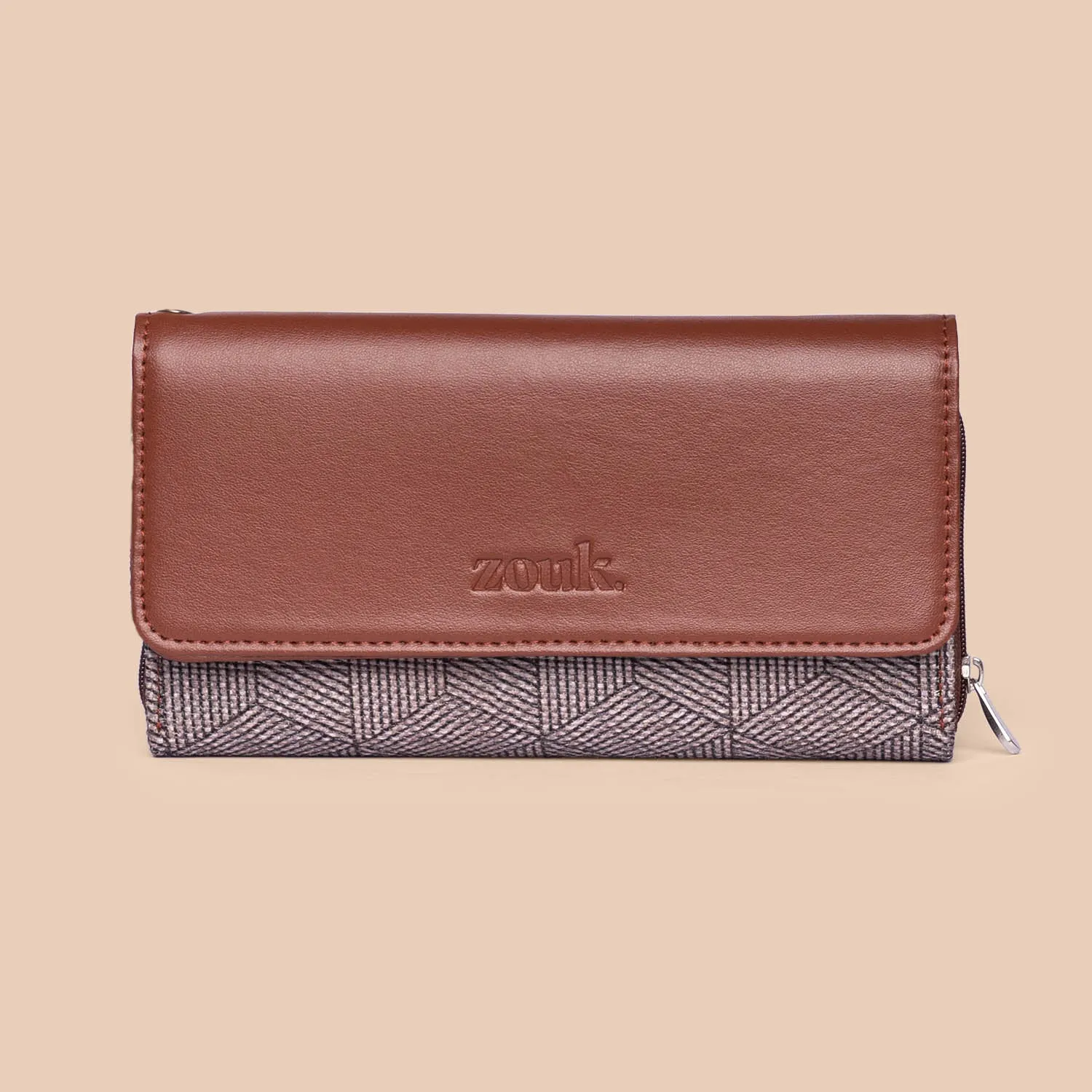 Travancore Texture Wristlet Wallet