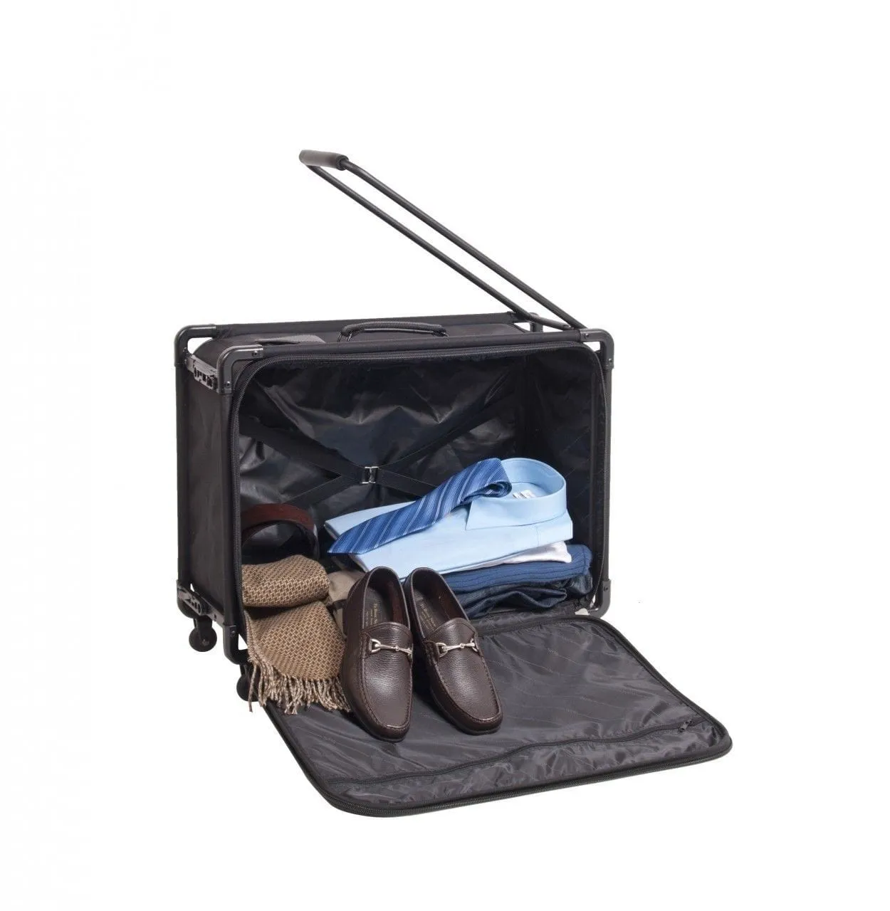 Tutto Medium Pullman 24" Checked Luggage W Garment Bag