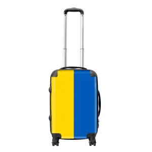 Ukraine Flag Luggage
