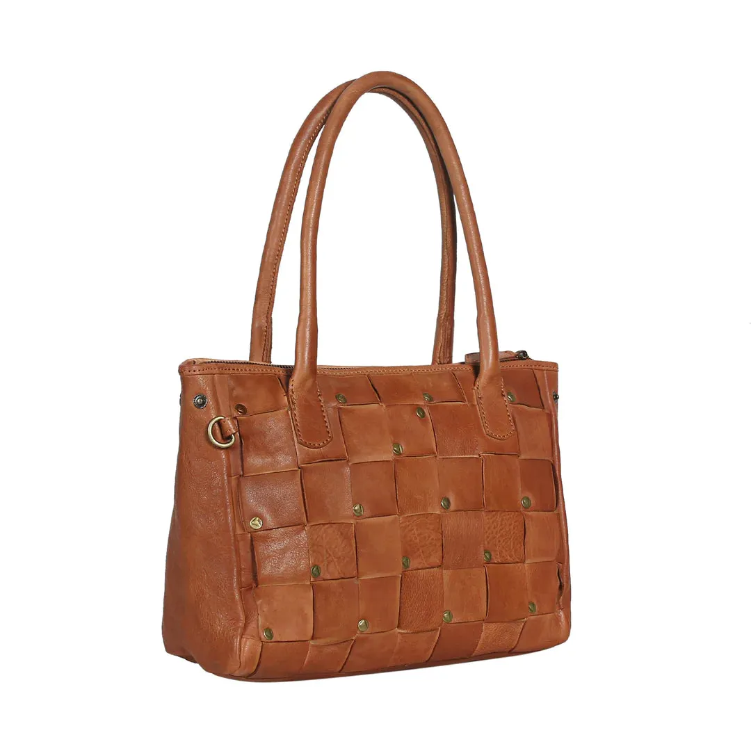 Versailles Woven Bowler Bag