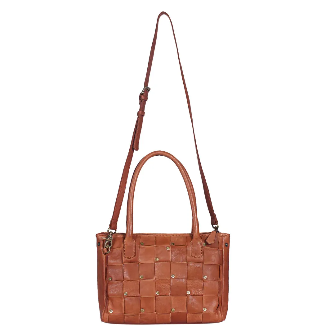 Versailles Woven Bowler Bag