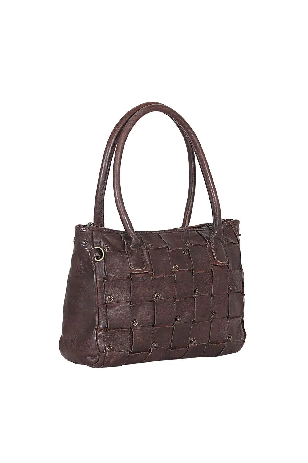 Versailles Woven Bowler Bag