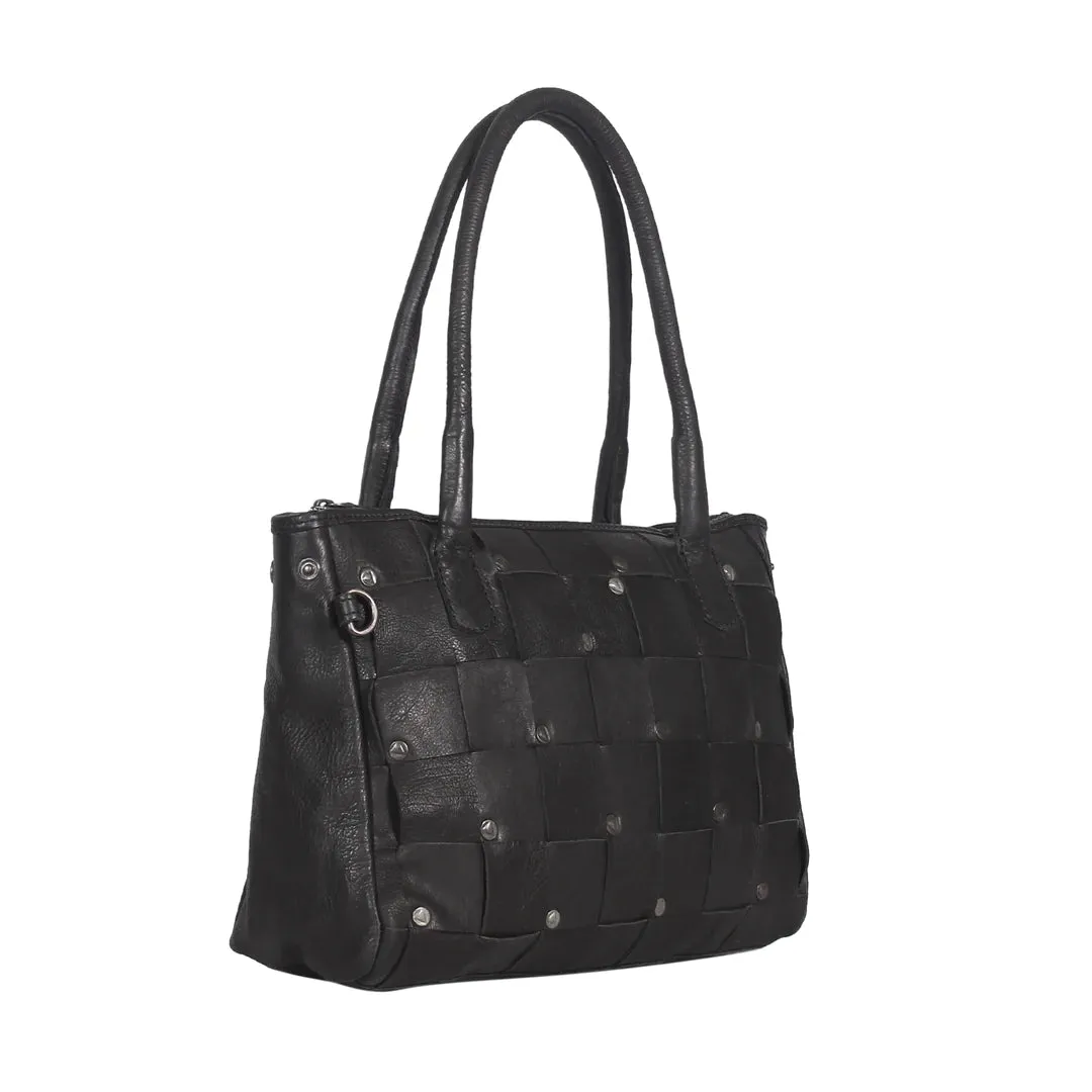 Versailles Woven Bowler Bag
