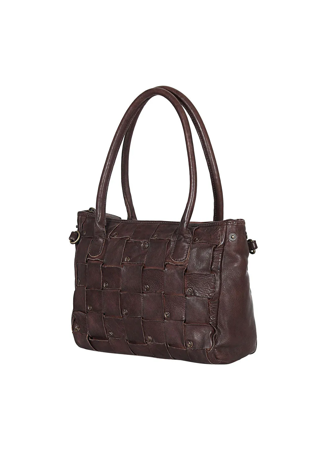 Versailles Woven Bowler Bag