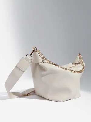 Westside Off-White Hobo Bag