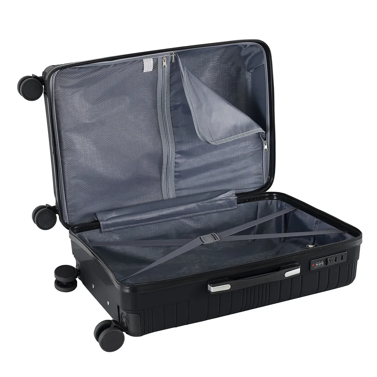 Wheeled Suitcase Medium 60 Litre - Dark Grey