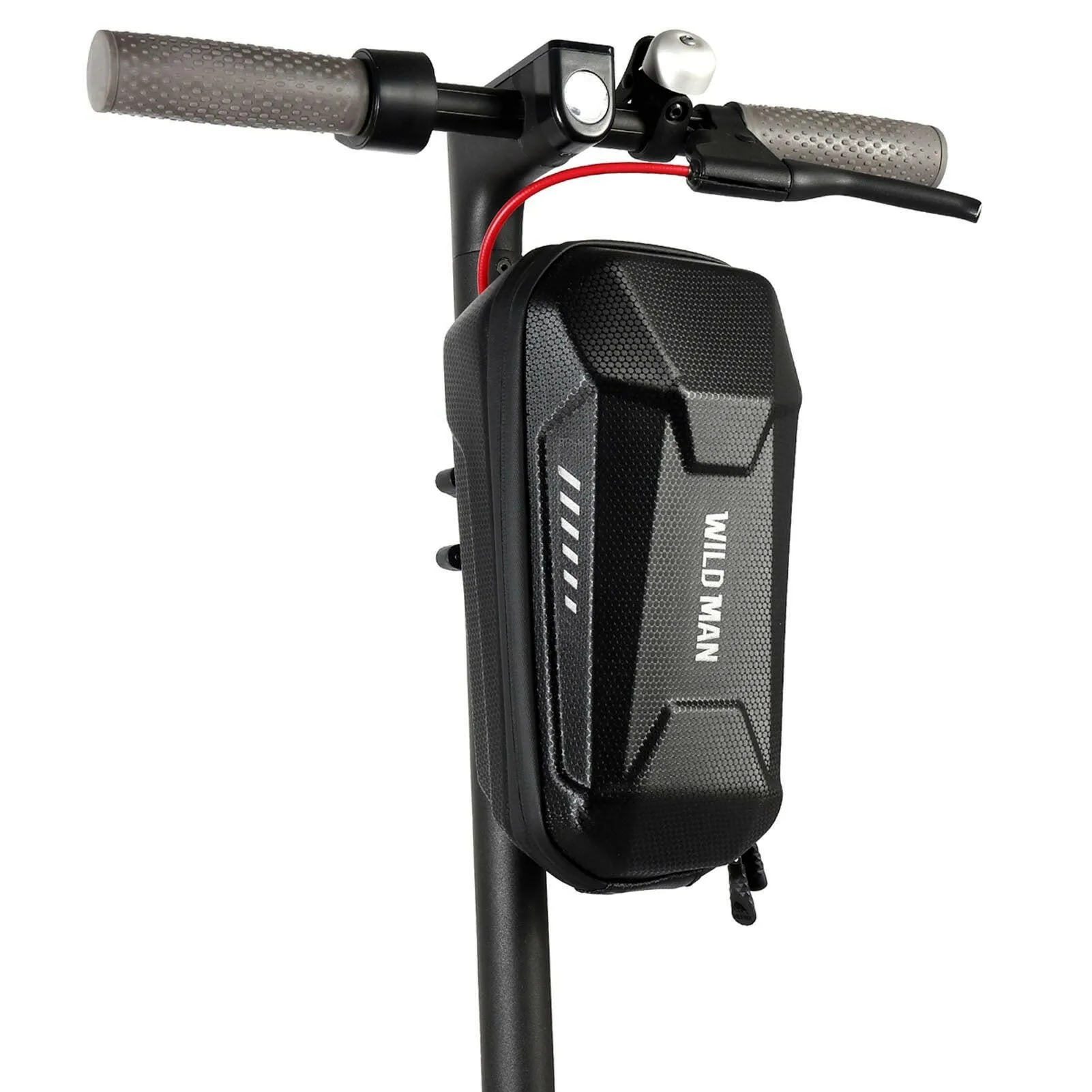WILD MAN ES8X/ES8X Plus (optional) Electric Scooter Bicycle Front Bag  Handlebar Bag Riding Travel Quick Easy To Install Quick Release Package Hard Cover Reflective Waterproof Bags