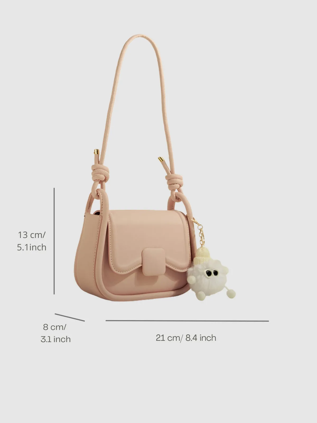 WLS Authentic Niche Texture Crossbody Bag