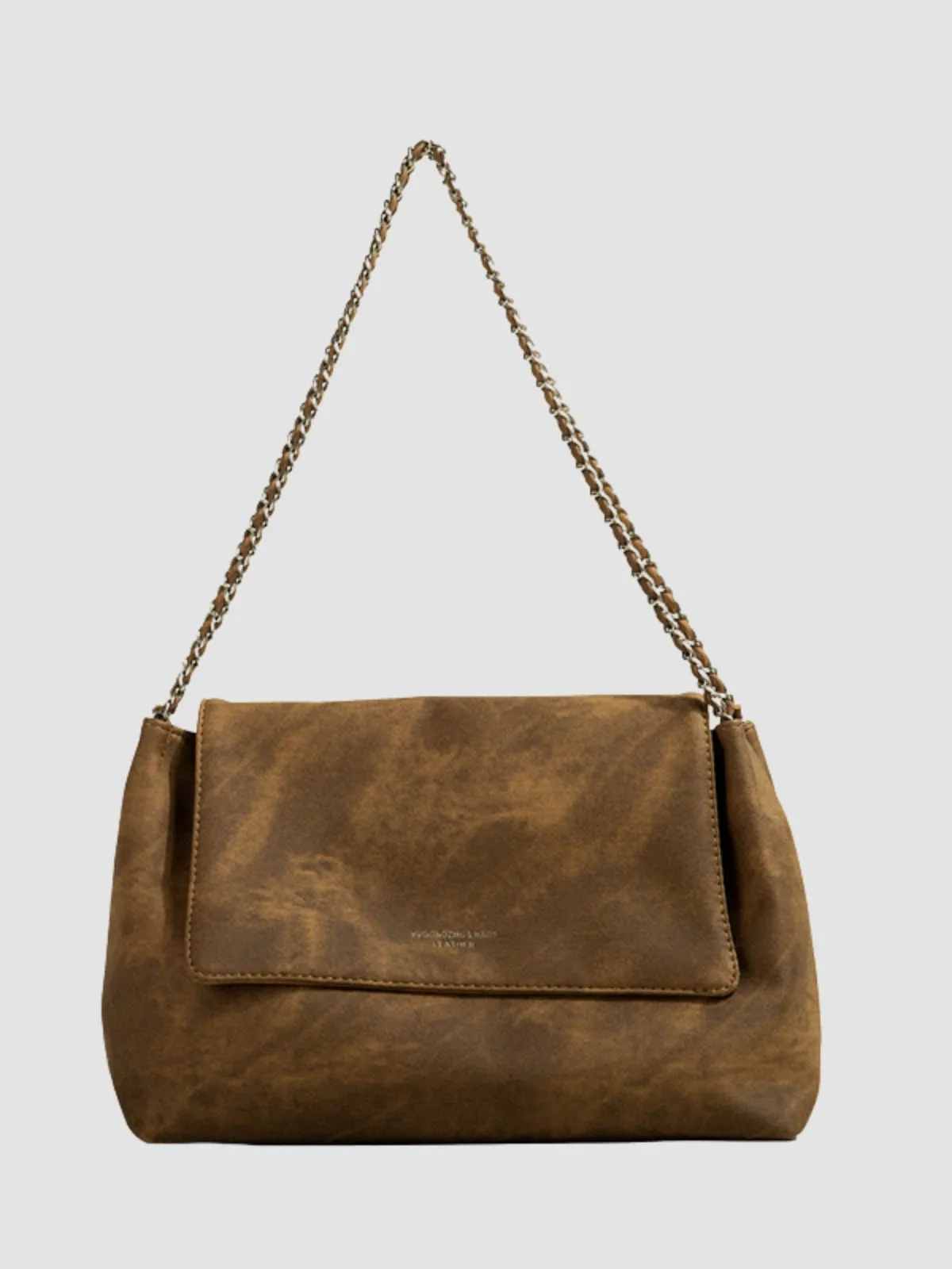 WLS Hobo Trendy Texture Shoulder Tote Bag