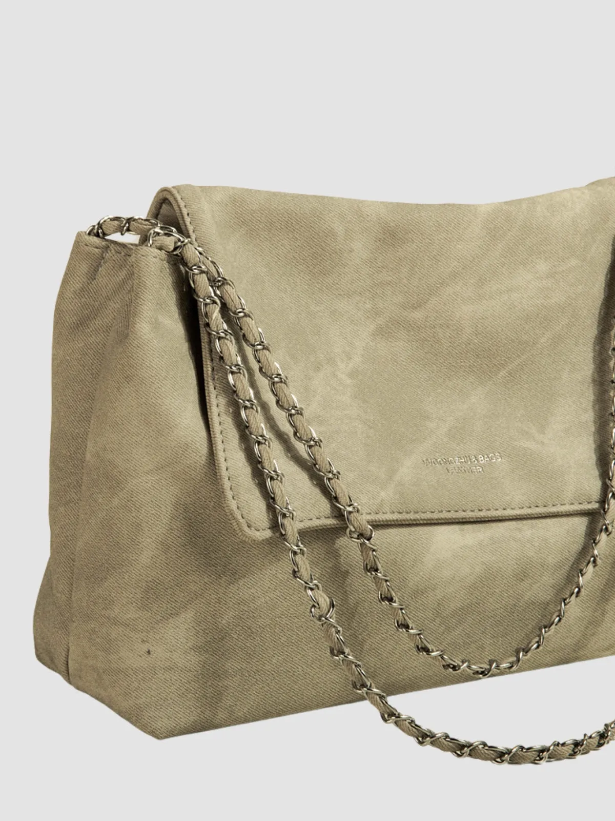 WLS Hobo Trendy Texture Shoulder Tote Bag
