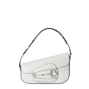 Women's 1955 Horsebit Small Shoulder Bag White