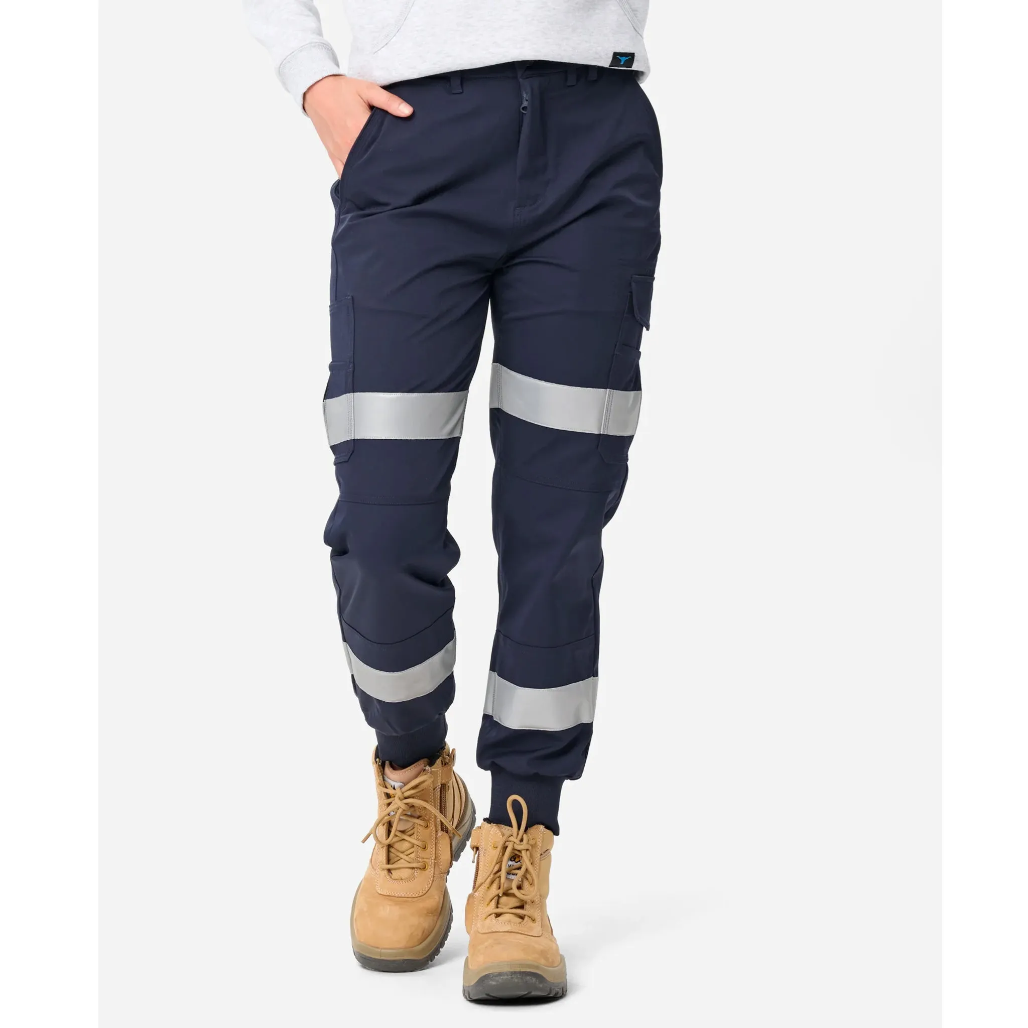 WOMENS CUFFED LIGHT TAPED PANT - EWD512