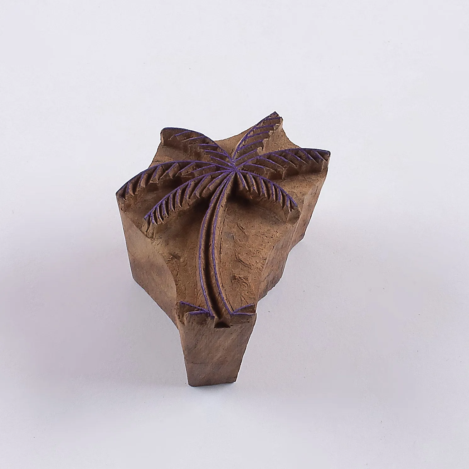 Wooden Block And Dyed Printing Kit With Scarf