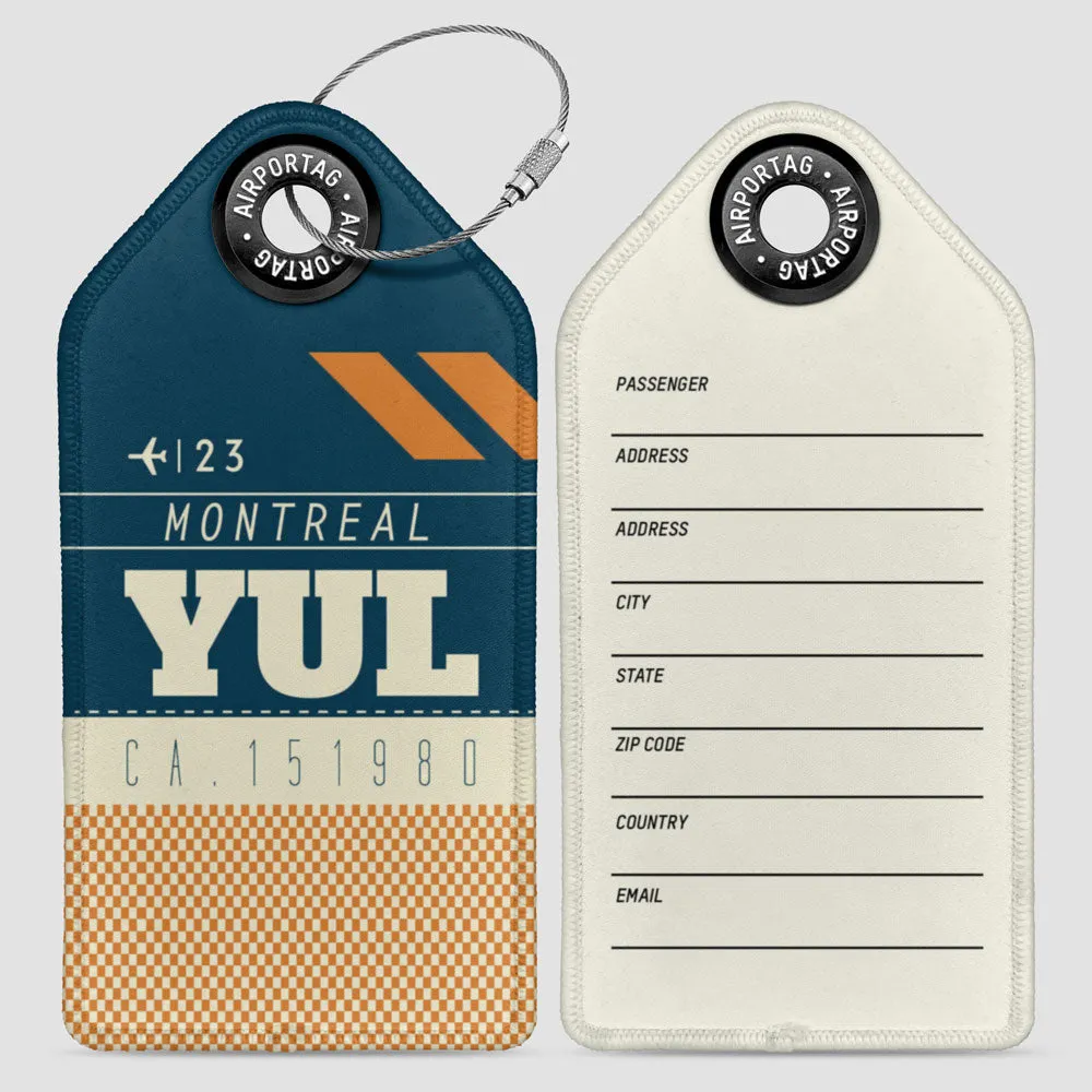 YUL - Luggage Tag